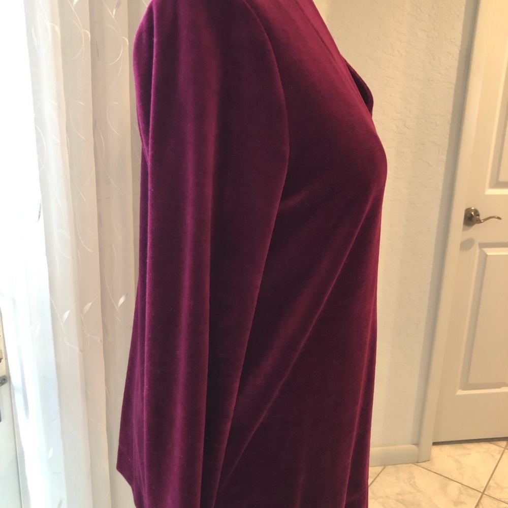 Talbots Velour Tunic - Picture 2 of 4